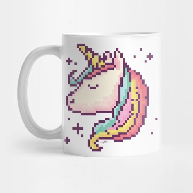 Pixel art unicorn by VeryBerry